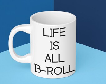 Filmmaker Gift Mug, fun mug for filmmakers, film editor, documentary, video editor