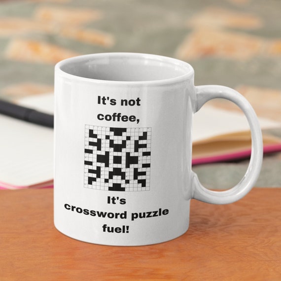 Crossword Puzzle Gift Crossword Puzzle Lover Mug Gift for Etsy