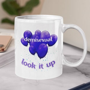 Demisexual Pride Mug - Asexual - Ace - Biromantic - Aromantic - Queer Pride - Fluid - LGBTQ - LGBTQIA