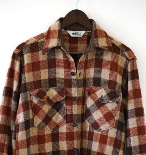 Vintage Woorich plaid flannel
