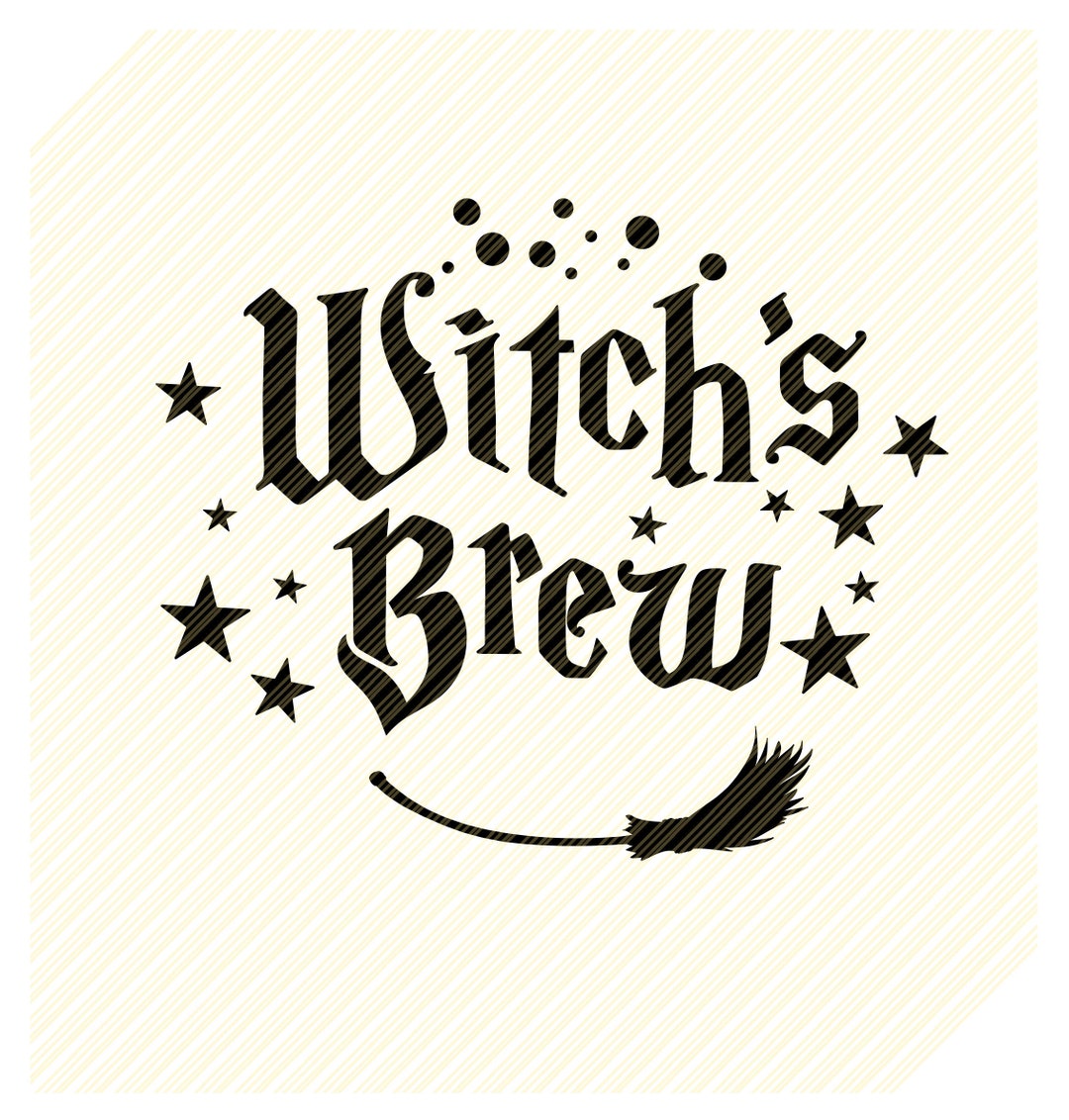 Witch’s Brew Svg, Witches Brew Svg, Mug Sticker, Mug Decal Svg
