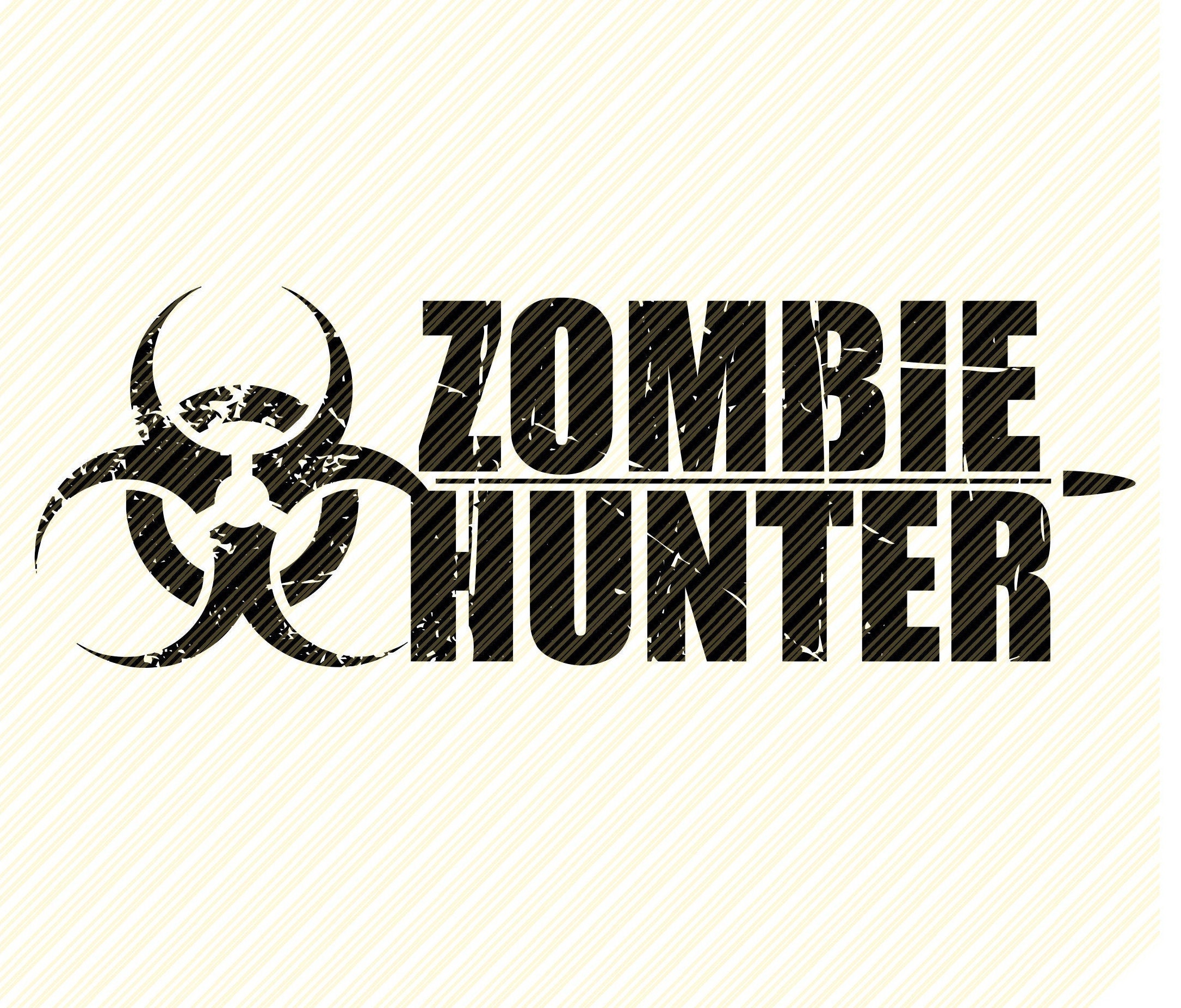 Zombie Hunter SVG Zombie Hunter Halloween Svg Apocalypse Etsy