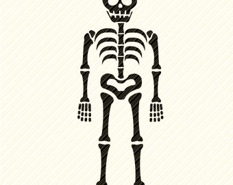 Skeleton SVG, halloween skeleton svg, halloween svg, skeleton torso Svg, CriCut Files svg, png dxf Silhouette cameo