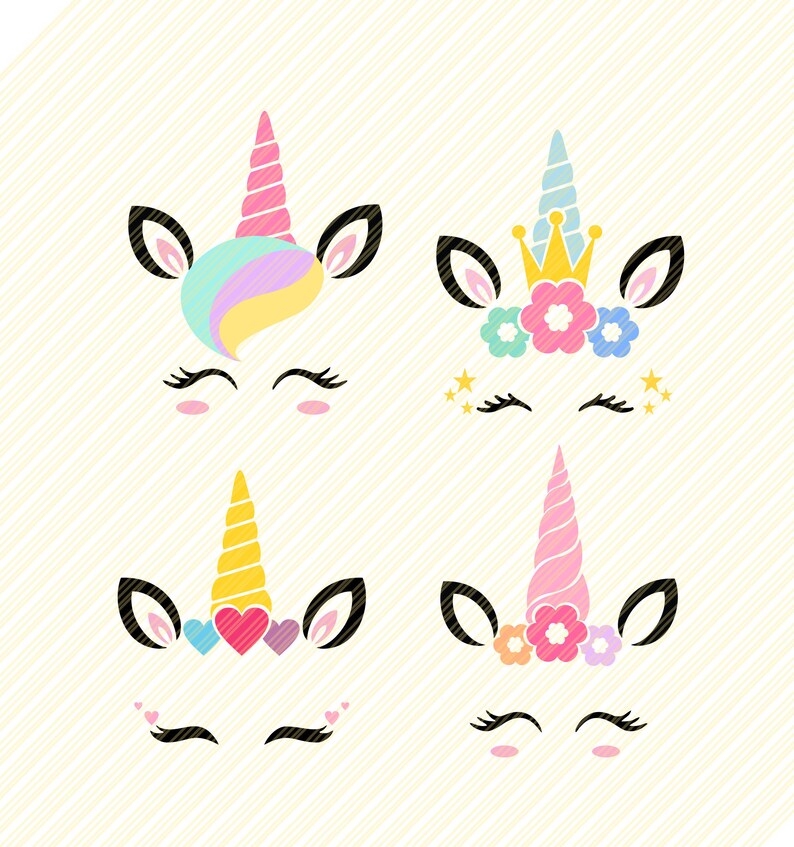 Einhorn Clipart Kopf - Einhorn kopf | Etsy - bridgetdddlzj