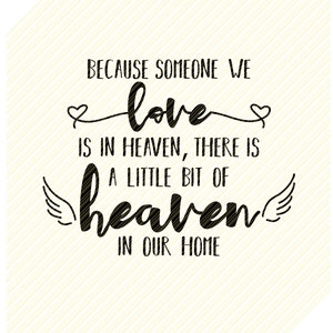 Omdat iemand die we liefde is in de hemel SVG, Memorial SVG, Memorial vector, PNG, EPS, DXF, Cricut, gesneden bestanden, silhouet bestanden, downloaden, afdrukken