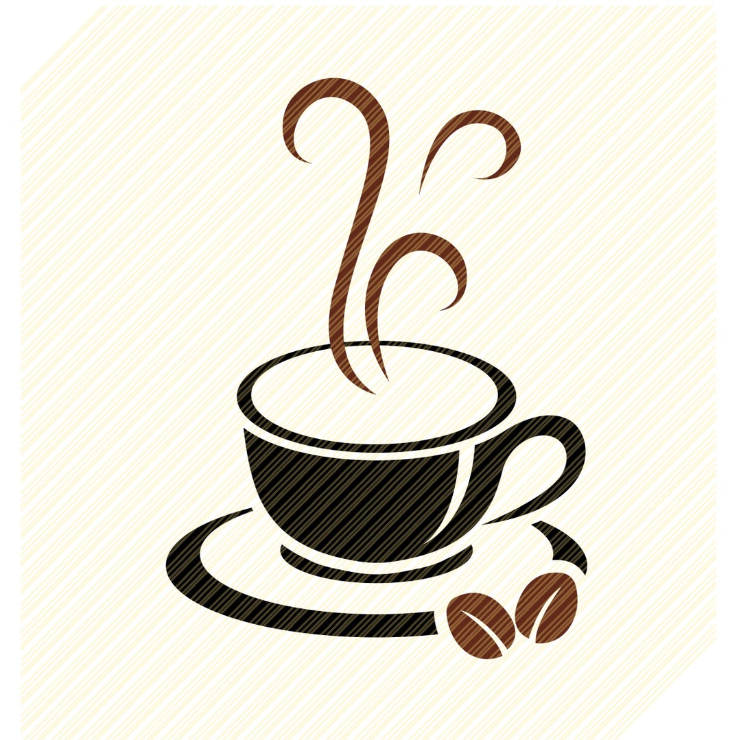 Coffee Cup Svg, Svg, Coffee Svg, Coffee With Steam Svg, Tea Cup Svg