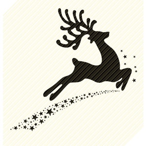 Rennes svg, Rennes du Père Noël, Rudolph rennes svg, père Noël, traîneau svg, svg de Noël, étoiles magiques, étoile filante svg, eps, png, dxf