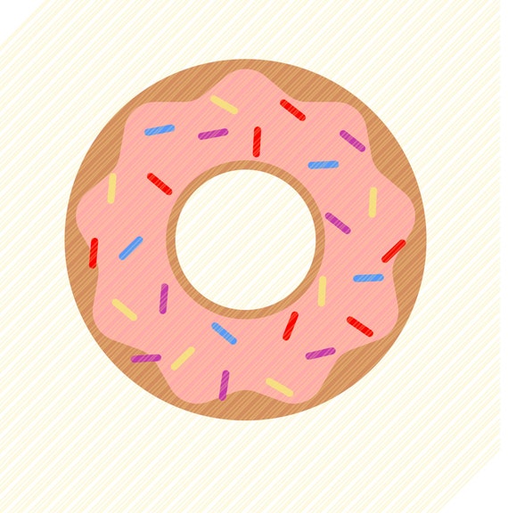 Donut Svg Sprinkle Donut Clipart Dxf Png Eps Sprinkle Etsy Österreich