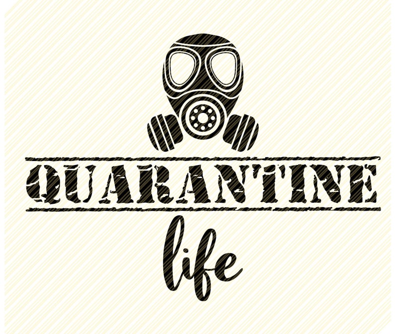 Download Quarantine life Mask SVG face mask svg corona svg | Etsy