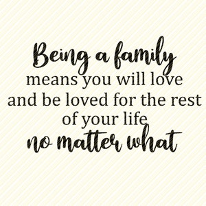 Als een familie betekent dat u zult houden en geliefd SVG, familie SVG, familie, Home SVG, liefde SVG, gesneden bestanden, silhouet bestanden, downloaden, afdrukken