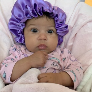 Infant satin hotsell hair bonnet