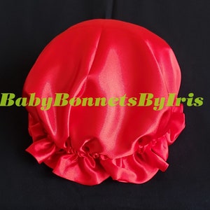 Baby Bonnets By Iris Red