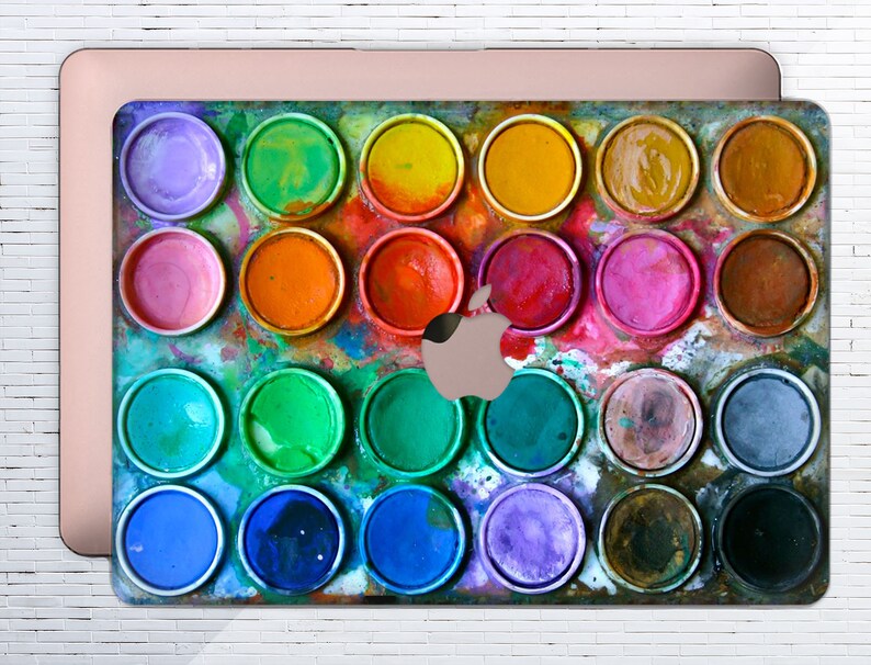 Color Palette Macbook Pro 13 Inch Colorful Paint Macbook Air Etsy
