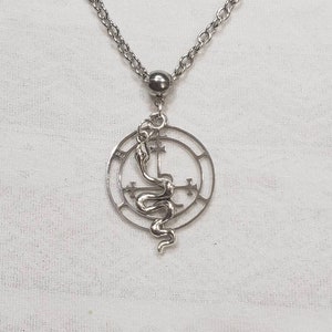 Lilith sigil with serpent necklace