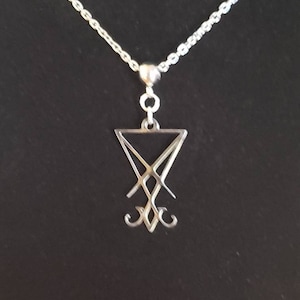 Lucifer sigil necklace