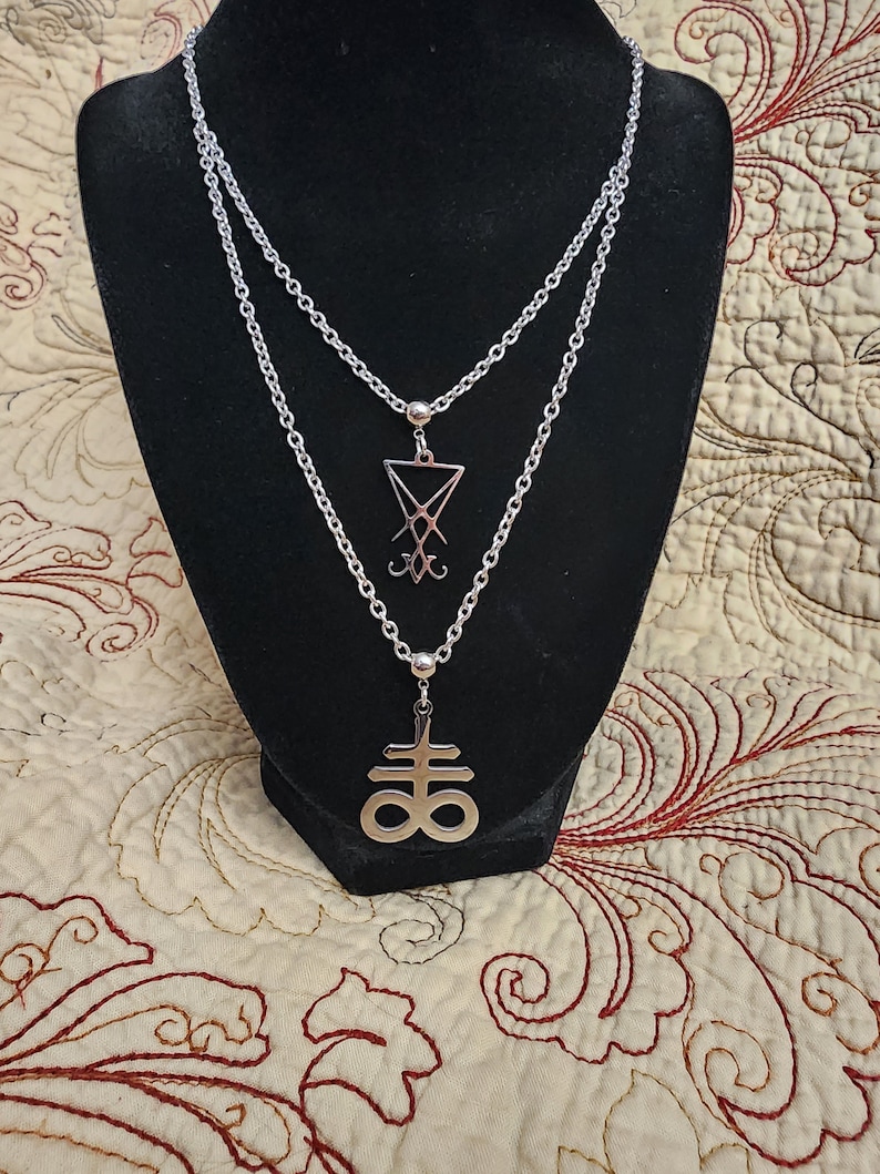 Lucifer Rava Chain Lucifer and Leviathan Double Strand Necklace - Etsy