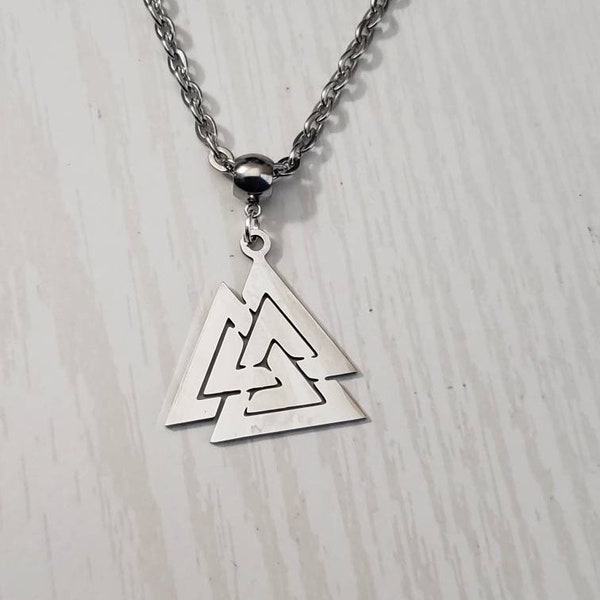 Valknut necklace