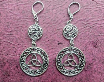 Ornate Triskelion earrings