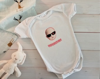 T-800 CYBERDYNE SYSTEMS TERMINATOR UNOFFICIAL SCI FI BABY GROW BABYGROW GIFT