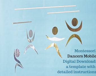 Montessori Dancers Mobile - Etsy