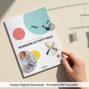 Montessori Neugeborenen-Activity Pack: Sensorische Aktivitäten für 0–6 Wochen | Digitale Anleitung für Eltern von 1-Monat-alten Babys