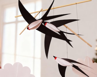 【Verneuil Créations】Number 8 ブラック Mobile STABILE Mobile Verneuil Créations Number 8 PLANET Handmade in