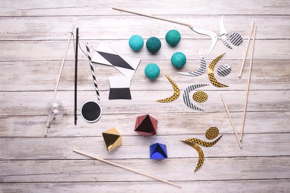DIY Montessori Mobile Set for Newborn 0–3 Months, Baby Mobile Kit, Montessori Mobile, Montessori Baby Gift, DIY Baby Shower Gift