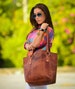 The Royal Tote Bag Leather Tote bag- Tote with zipper option- Tote with liner option- Full grain Leather Tote - Leather tote bag for sale 
