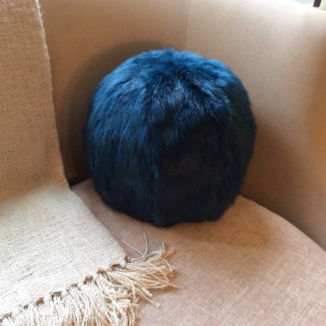 Sphere Shaped Luxuriously Soft Faux Fur 'Personality Etsy