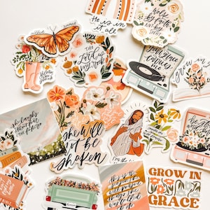 Build your own Sticker bundle | Bible Stickers | Christian Stickers | Jesus Stickers | Note sticker | God | Hope | Faith Stickers | God