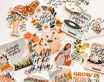 Build your own Sticker bundle | Bible Stickers | Christian Stickers | Jesus Stickers | Note sticker | God | Hope | Faith Stickers | God