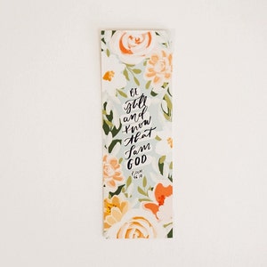 Be Still And know Bookmark | Christian Bookmark | Bible verse christian bookmark | Reading Gift | Quote Book mark | Bible Verse book mark