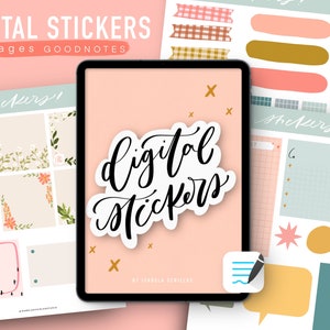 Digital Planner Stickers, Digital Stickers, Digital Planner, Goodnotes