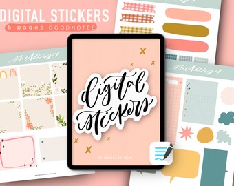 Digital Planner Stickers, Digital Stickers, Digital Planner, Goodnotes