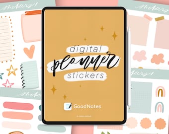 Digital Planner Stickers, Digital Stickers, Digital Planner, Goodnotes, Printable