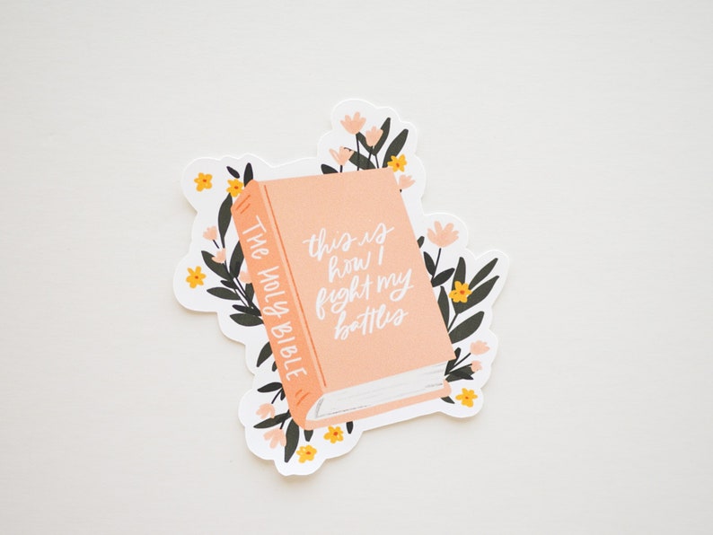 Download This is how I fight my battles Bible Stickers Christian | Etsy