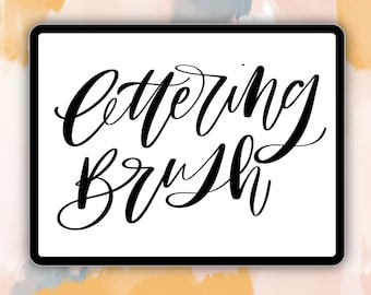 Procreate Lettering Brush, Digital Brush, Hand Lettering Brush, Procreate Lettering, Procreate Brush