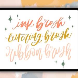 Bundle Procreate Lettering Brush, Digital Brush, Hand Lettering Brush, Procreate Lettering, Procreate Brush