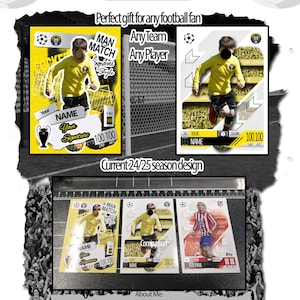 Personalisierte digitale Fußballkarten