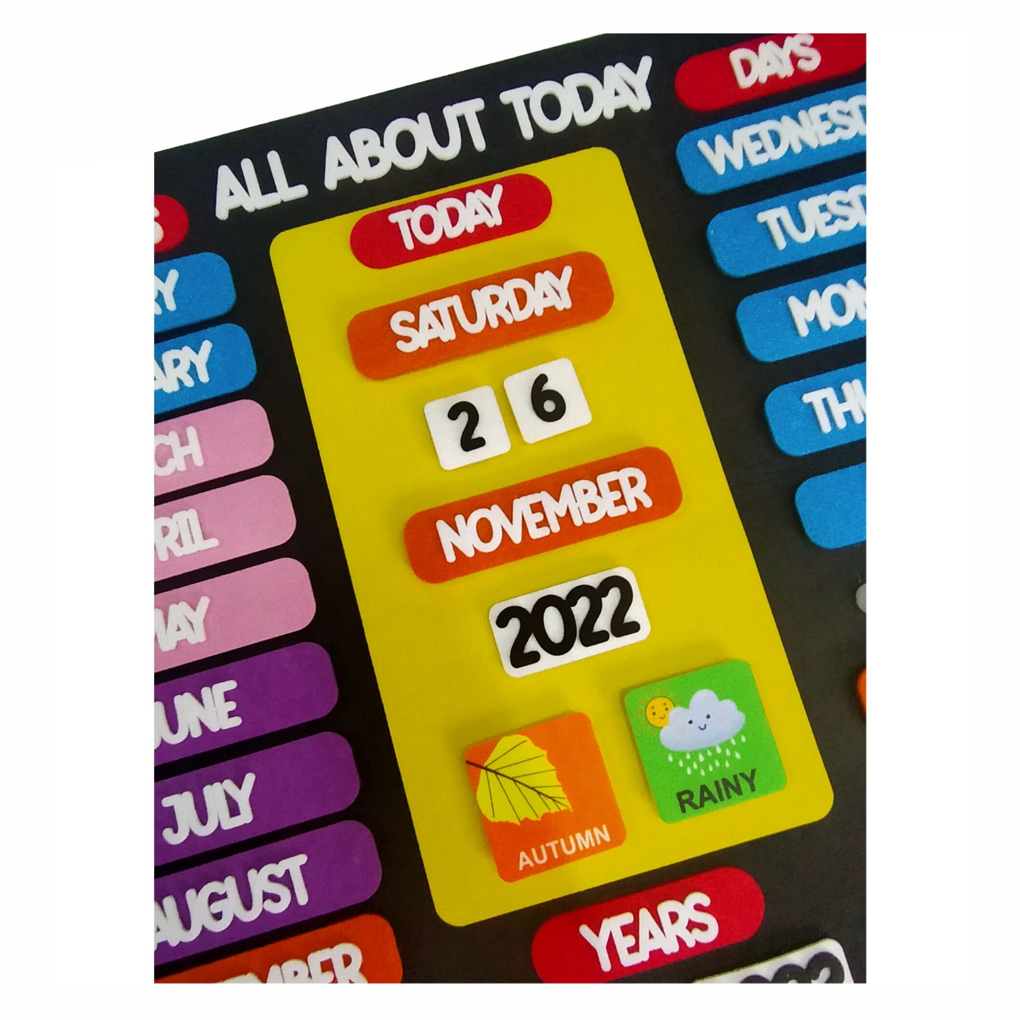 all-about-today-my-first-calendar-felt-activity-wall-hanging-etsy