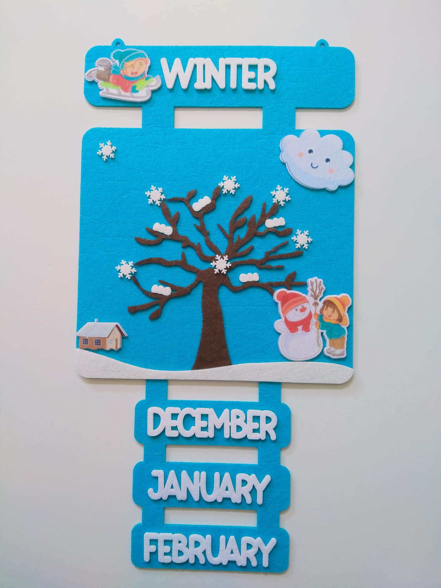 Four Seasons Wall Decoration Preschool Early Education Set Etsy