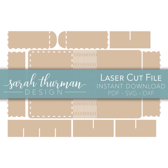 Living Hinge Book Box Pattern Commercial License Etsy