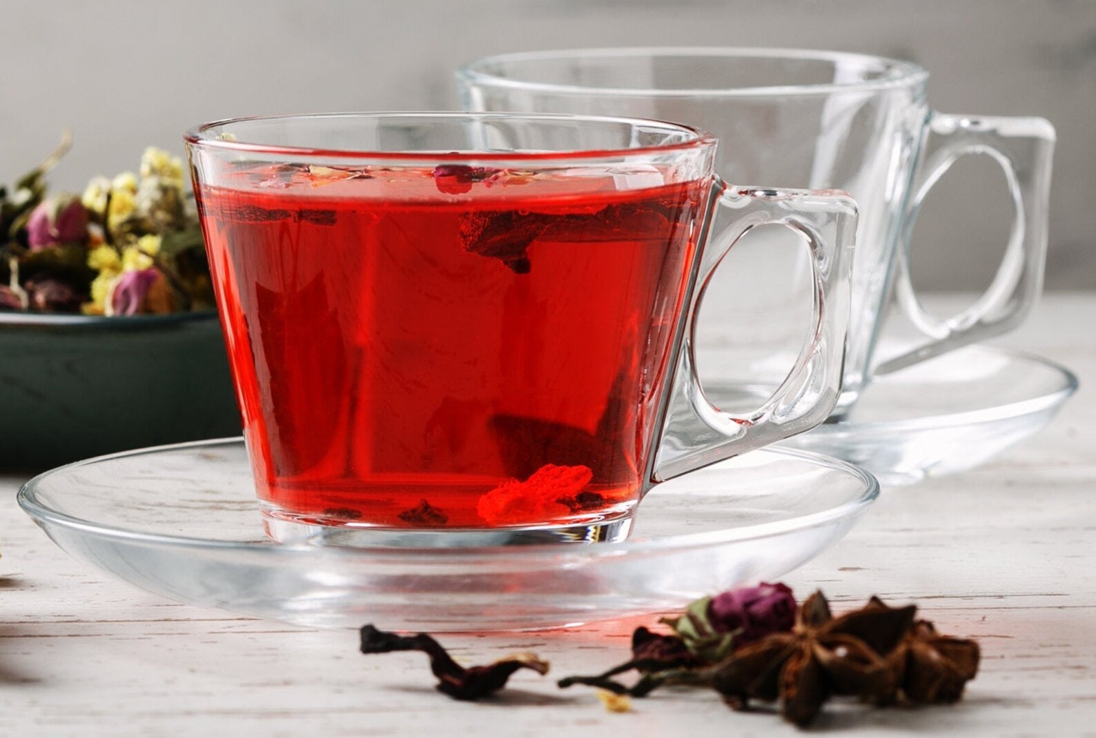Tea and Coffee Cups and Saucers Clear Glass Coffee Mugs Etsy