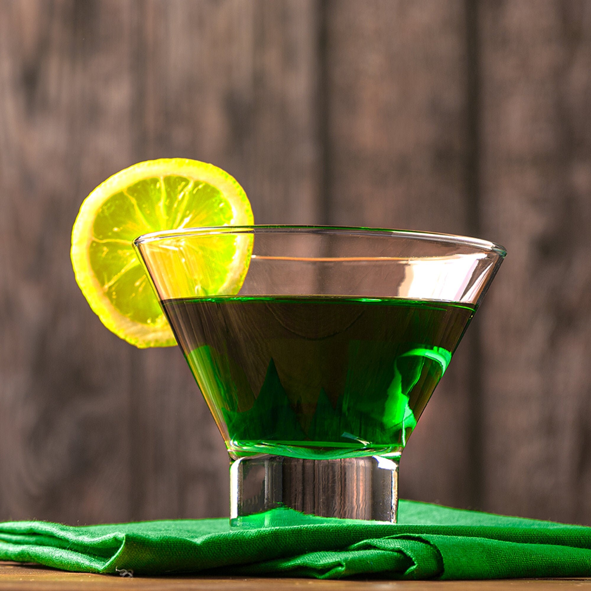 Set of 4 Stemless Martini Glasses Cool Cocktail Glasses 7 Etsy