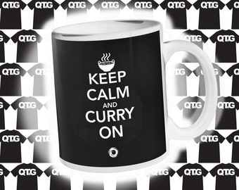 Keep Calm and Curry On For Curry Lovers for Indian Foodies and Food Addicts Funny Food Tank Top for Foodies by Chris Petrie