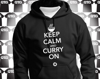 Keep Calm and Curry On For Curry Lovers for Indian Foodies and Food Addicts Funny Food Tank Top for Foodies by Chris Petrie