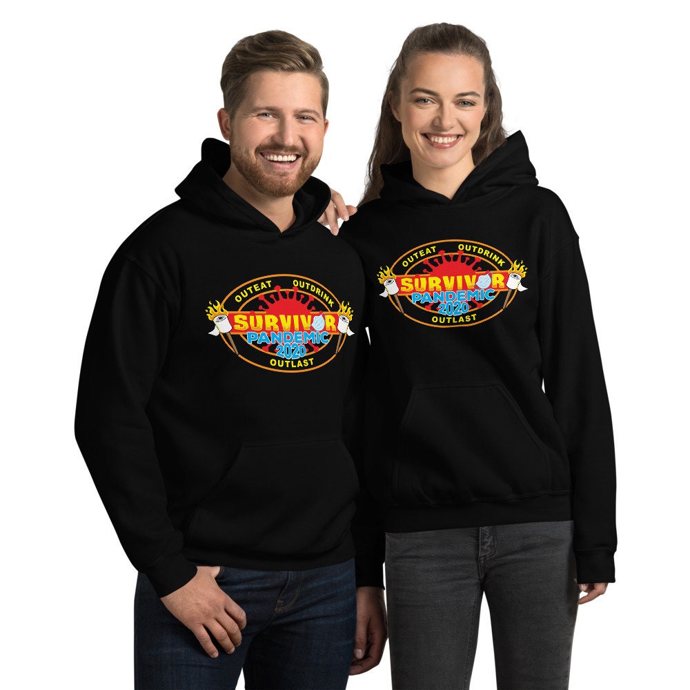 Survivor TV Show Parody Pandemic 2020 COVID19 Hoodie survivor  Etsy