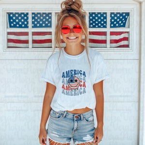 July 4th T shirt America Peace shirt Flag fourth of July Celebrate 1776 | Independence Day Tshirt