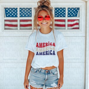 Amerika Juli 4th T-Shirt Amerika Peace Shirt Flagge Juli vier Feiern 1776 | Unabhängigkeitstag Tshirt