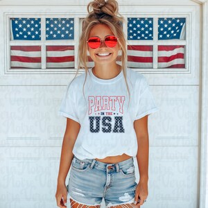 Party in USA July 4th T shirt America Peace shirt Flag fourth of July Celebrate 1776 | Independence Day Tshirt